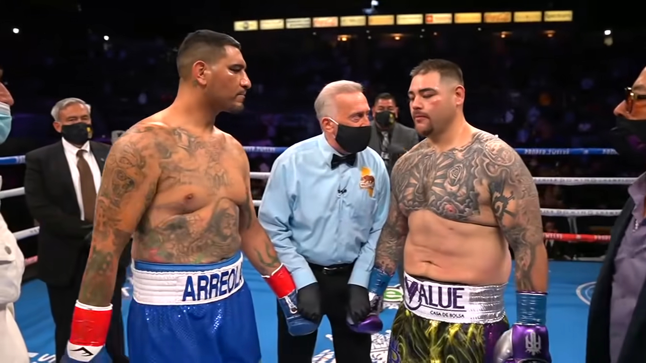 andy ruiz and Chris Arreola Fight from may 1, 2021